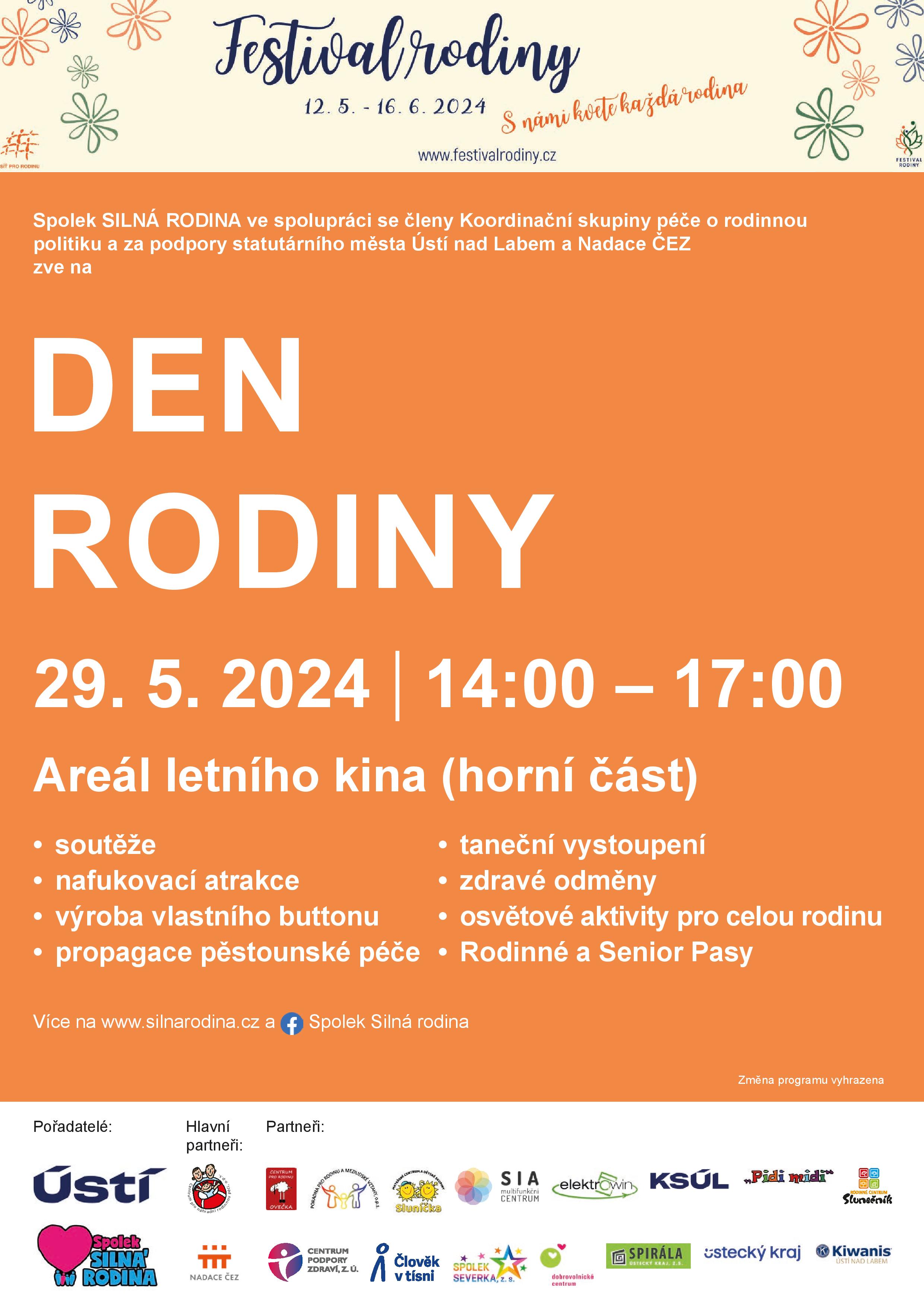 Den rodiny v Ústí nad Labem